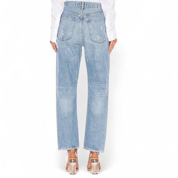 AGOLDE 90s Mid Rise Loose Straight Leg Jeans|Size 25 - Picture 3 of 8